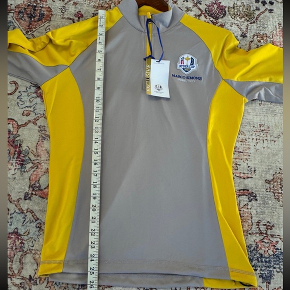 Womens Golf Shirt New Ryder Cup 2023 women’s 1/4 zip shirt  Marco Simone Rome L - Picture 7 of 9